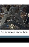 Selections from Poe;