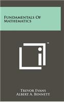 Fundamentals Of Mathematics