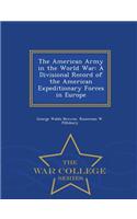 The American Army in the World War