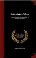Oak--Oaks--Oakes
