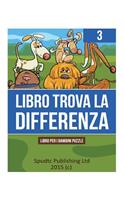 Libro Trova La Differenza 3: Libro Per I Bambini Puzzle