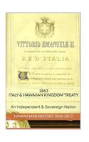 1863 Italian & Hawaiian Kingdom Treaty