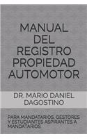 Manual del Registro Propiedad Automotor