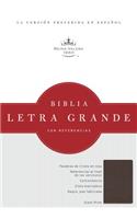 RVR 1960 Biblia Letra Gigante, chocolate símil piel