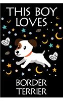 This Boy Loves Border Terrier Notebook