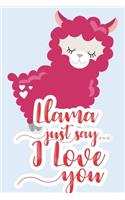 Llama Just Say I Love You