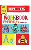 wipe clean workbook everyday for kids old 2 year