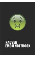 Nausea Emoji Emoticons Notebook Emoji Notebook, Blank Composition Book, Emoji Notebooks for Girls/Boys, Emoji School Supplies Notebook for School / Teacher / Office / Student