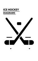 Ice Hockey Diagrams: 100 Full Page Ice Hockey Diagrams for Drawing Up Plays, Creating Drills, and Scouting