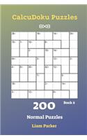 CalcuDoku Puzzles - 200 Normal Puzzles 8x8 Book 6