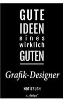 Notizbuch für Grafik-Designer: Originelle Geschenk-Idee [120 Seiten liniertes blanko Papier]