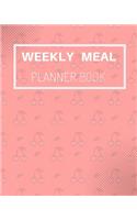 weekly meal planner book: Meal Prep Planner And Grocery List Weeks of Menu Planning Pages with Weekly Shopping List - Food Calendar - Eat Journal ... Snacks (Day Menu Meal Pl