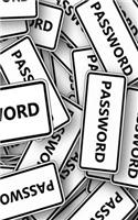 Personal Password Logbook Purple Code Cover