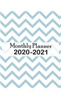 Monthly Planner 2020-2021: Jan 1, 2020 to Dec 31, 2021: Monthly Planner + Calendar Views Schedule Organizer