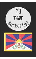 My Tibet Bucket List: Novelty Bucket List Themed Notebook