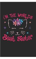 Best Sister Notebook: Graph Paper Dairy Journal 6x9 inches with 120 Lined Pages For Girls