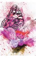 Purple and Pink Butterfly Watercolor Art Journal