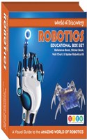 Children's Robotics Educational Box Set â€“ Includes Reference Book, Sticker Book, Wall Chart and Spider Robotics Kit