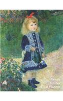 Renoir 90 Day Goal Planner: A Girl with a Watering Can - Set Yourself Up for Success - 3 Month Organizer to Achieve Your Goals - Quarterly Planner with 2019 Calendar