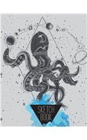 Sketchbook: Space Planet Sketchbook Journal Notebook Diary, 120 Pages of 8.5" x 11" Blank Paper for Drawing, Doodling or Sketching (Sketchbooks): Artist Edition