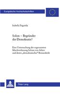 Solon - Begruender der Demokratie?