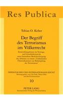 Der Begriff Des Terrorismus Im Voelkerrecht