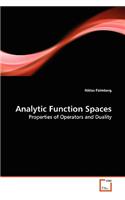 Analytic Function Spaces
