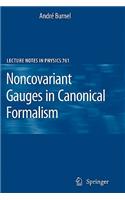 Noncovariant Gauges in Canonical Formalism