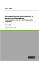 Die Gefühlslage des Zauberlehrlings in der gleichnamigen Ballade interpretieren und eine Vortragspartitur erstellen