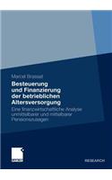 Besteuerung Und Finanzierung Der Betrieblichen Altersversorgung