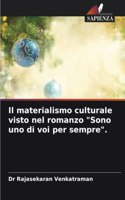 materialismo culturale visto nel romanzo Sono uno di voi per sempre.