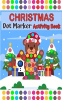 Merry Christmas Dot Markers Activity Book Ages 2+ With Big Dots
