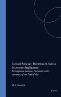 Richard Mocket: Doctrina Et Politia Ecclesiae Anglicanae