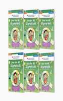 Oswaal One For All Olympiad Previous Years' Solved Papers Class 2 (Set of 6 Books) Maths, English, Science, Reasoning, Cyber & General Knowledge (For 2025 Exam)