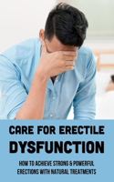 Care For Erectile Dysfunction