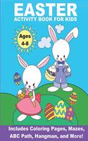 Easter Activity Book For Kids Ages 4-8