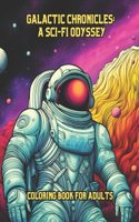 Galactic Chronicles: A Sci-Fi Odyssey Coloring Book for Adults: Venture Beyond: Intricate Illustrations of Interstellar Wonders, Alien Civilizations, and Futuristic Spac