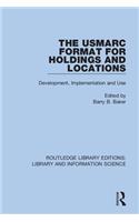 The USMARC Format for Holdings and Locations