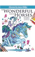 Wonderful World of Horses - Adult Coloring Book - 2nd Edition