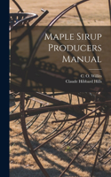 Maple Sirup Producers Manual