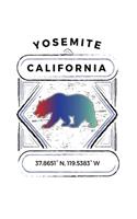 Yosemite California: Notebook For Camping Hiking Fishing and Skiing Fans. 6 x 9 Inch Soft Cover Notepad With 120 Pages Of College Ruled Paper For Note Taking.