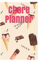 Chore Planner: Logbook to Write in for Chores - Ice Cream Patterns Design Cover(3 Chores List Logbook)