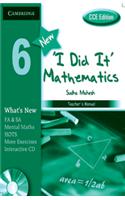 'I Did It' Mathematics Level 6 Teacher's Book