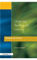 Observing Teaching and Learning