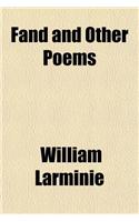 Fand and Other Poems