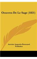 Oeuvres de Le Sage (1821)