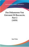 Das Dekameron Von Giovanni Di Boccaccio, Part 2 (1859)