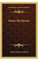 Down The Ravine: (English)