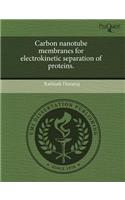 Carbon Nanotube Membranes for Electrokinetic Separation of Proteins