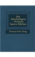 Det Allerhelligste - Primary Source Edition
